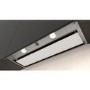 GRADE A2 - Neff D94XAF8N0B N70 Rotary Control 90cm Integrated Canopy Hood With Glass Visor - Stainless Steel &