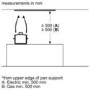 GRADE A2 - Neff D94XAF8N0B N70 Rotary Control 90cm Integrated Canopy Hood With Glass Visor - Stainless Steel &
