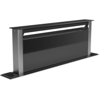 GRADE A2 - Neff D95DAP8N0B 90cm Wide Touch Control Downdraft Extractor - Black Glass