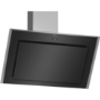 Neff D95IMT1N0B 90cm Wide Angled Cooker Hood With Perimeter Extraction - Black Glass