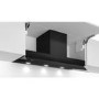 Refurbished Neff N70 90cm Canopy Cooker Hood with Fold-out Glass Deflector - Black