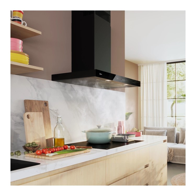 Neff N70 Series 90cm Chimney Cooker Hood - Matt Black