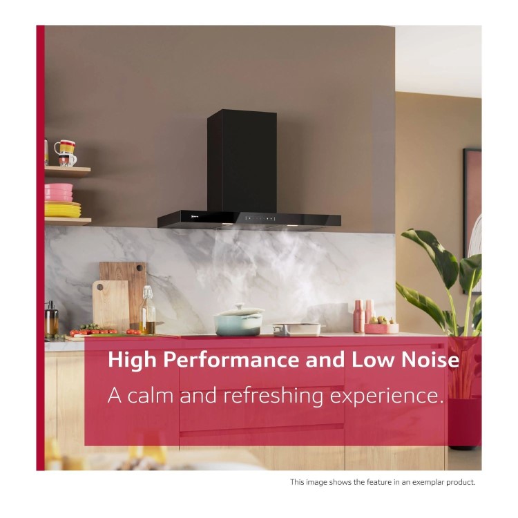 Neff N70 Series 90cm Chimney Cooker Hood - Matt Black