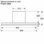 Neff N90 Series 90cm Canopy Cooker Hood - Matt Black