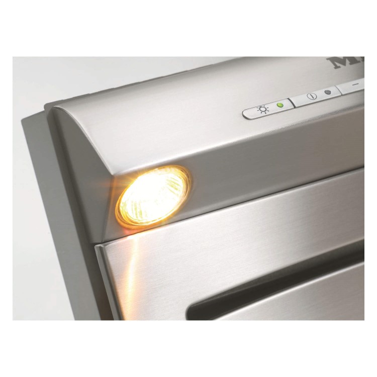 Miele DA289-4EXTssglass 90cm Wide Angled Chimney Cooker Hood External Motor Version Stainless Steel