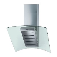 Miele DA289-4EXTssglass 90cm Wide Angled Chimney Cooker Hood External Motor Version Stainless Steel