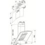 Miele DA289-4EXTssglass 90cm Wide Angled Chimney Cooker Hood External Motor Version Stainless Steel