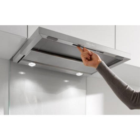 Miele DA3360 60cm Wide Stainless Steel Telescopic Integrated Cooker Hood