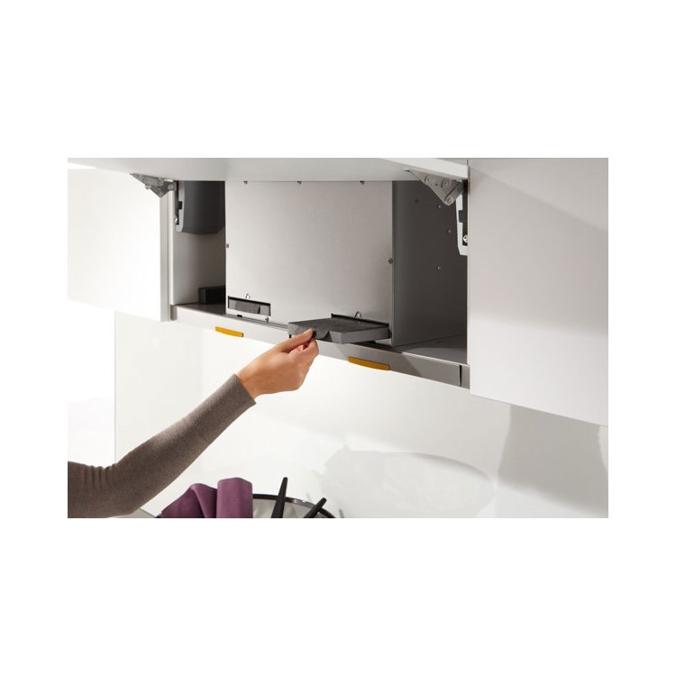 Miele DA3690 Stainless Steel 90cm Wide Motorised Telescopic Canopy Cooker Hood