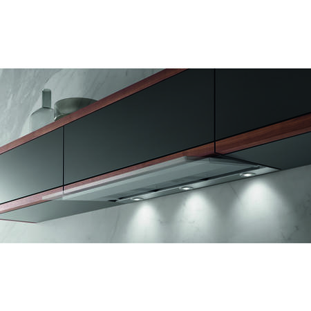 Miele DA3698 90cm Wide Telescopic Canopy Cooker Hood - Stainless Steel