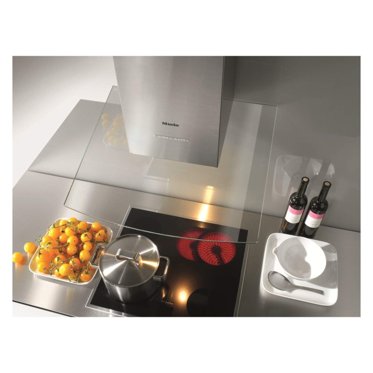 Miele DA5966W 60cm Wide Angled Glass Chimney Cooker Hood Stainless Steel