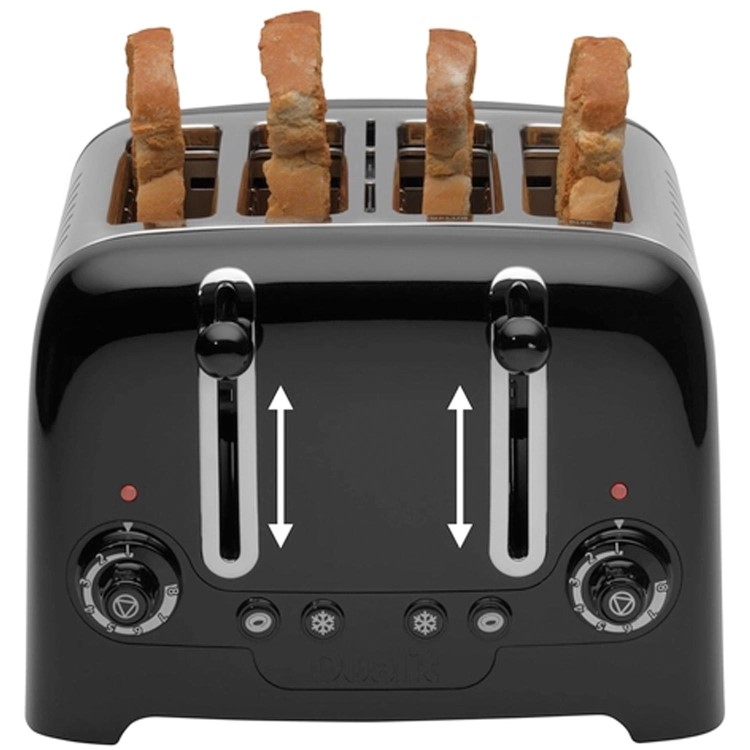 Dualit 46205 Lite 4 Slice Toaster - Black