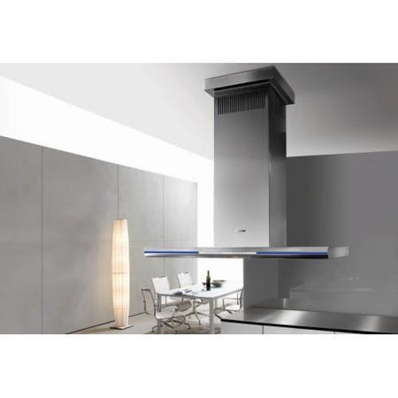 Miele DA6290D Lumen 90cm Island Cooker Hood CleanSteel