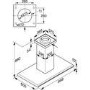 Miele DA6290D Lumen 90cm Island Cooker Hood CleanSteel