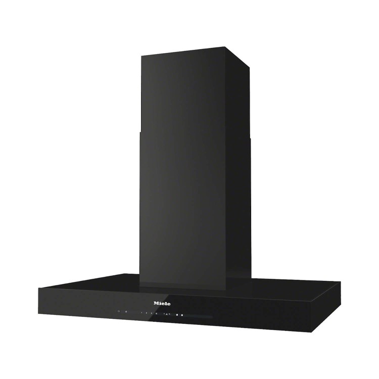 Miele DA6690Dob DA 6690D Purist Edition 6000 90cm Wide Box Design Island Hood - Obsidian Black