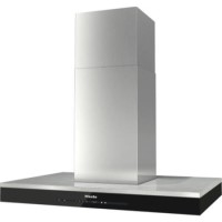 Miele DA6690Dclst Purist Edition 6000 90cm Wide Box Design Island Hood CleanSteel