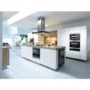 Miele DA6690Dclst Purist Edition 6000 90cm Wide Box Design Island Hood CleanSteel