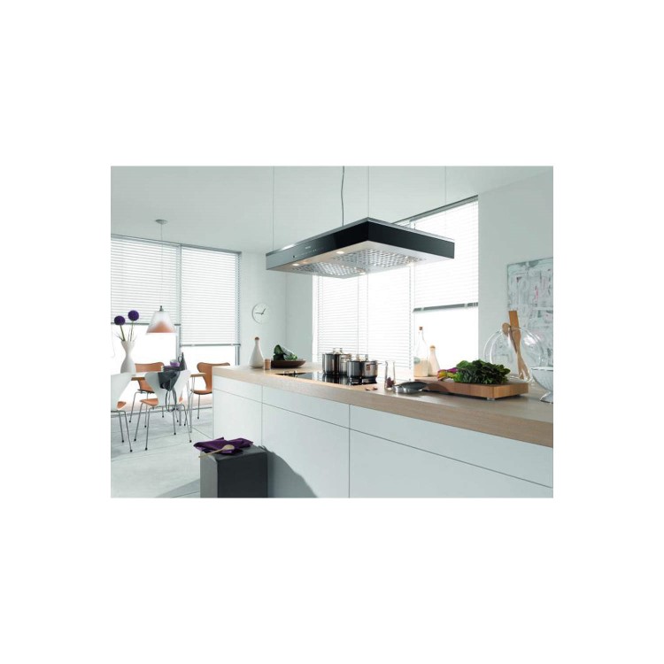 Miele DA6700 Aura Edition 6000 100cm Wide Box Design Island Hood - CleanSteel