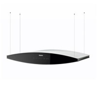 Miele DA7000D Aura Touch Control 100cm Island Hood in White and Black