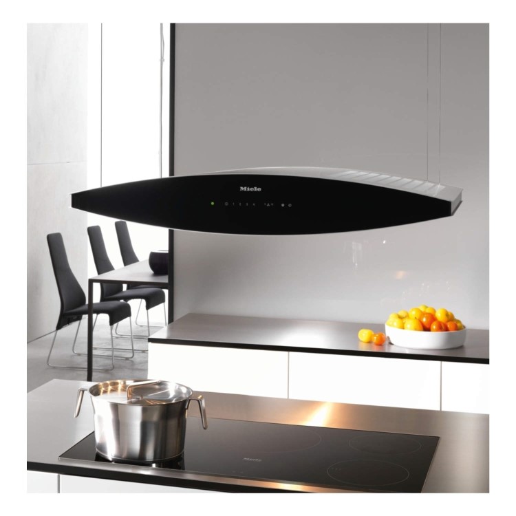 Miele DA7090W Aura Touch Control 90cm Chimney Cooker Hood White and Black