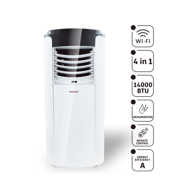 ECO 14000 BTU Smart Wifi Portable Air Conditioner with Heat Pump for medium  sized rooms up to 38 sqm DAC14000SH | Appliances Direct