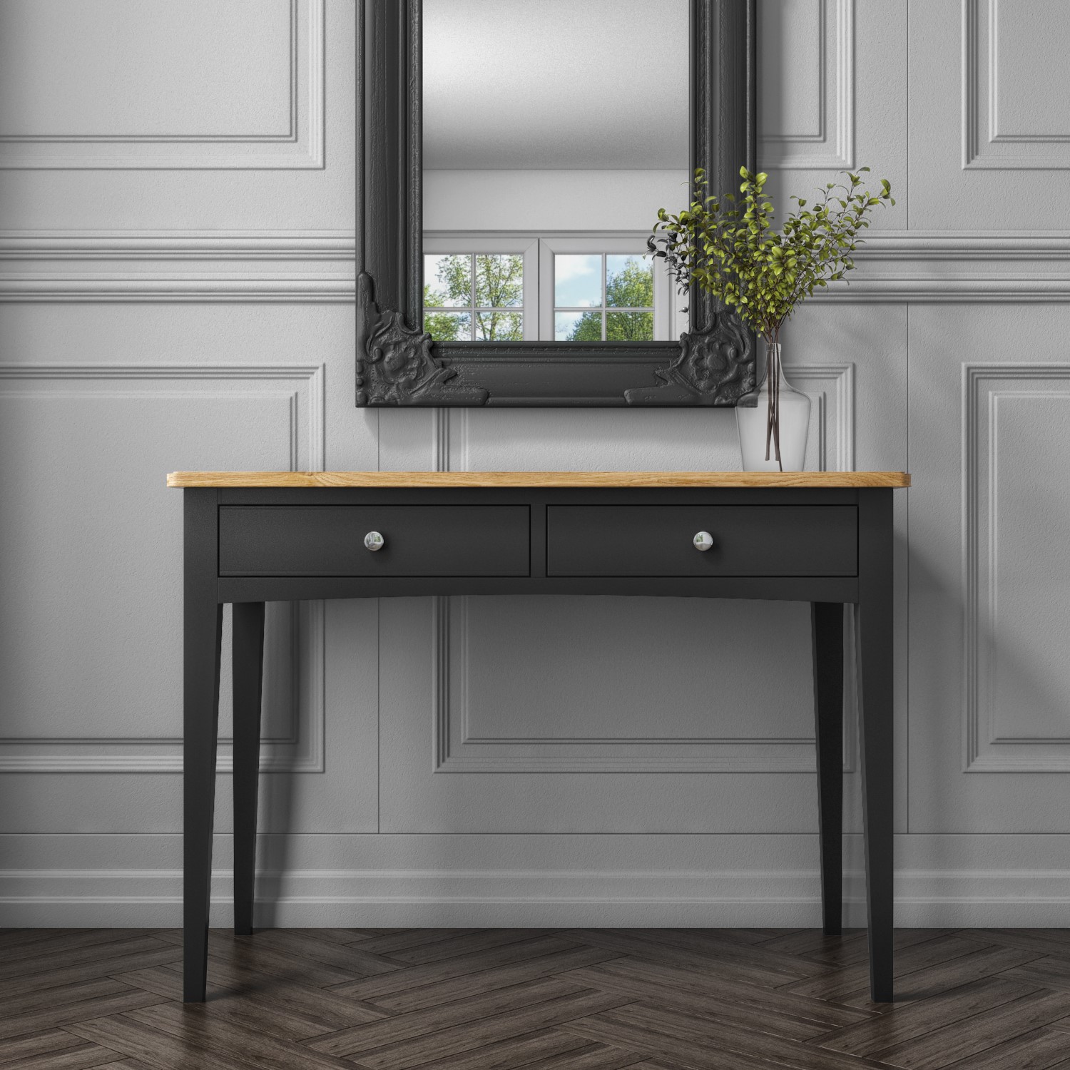 Dressing Tables Furniture Modern Two Tone Dressing Table In Solid