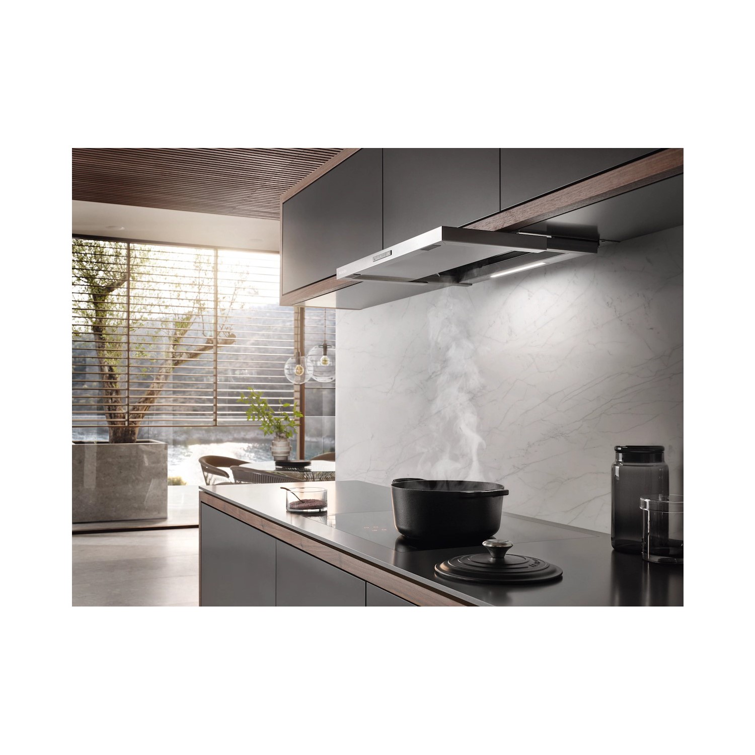 Miele DAS2620 60cm Telescopic Canopy Cooker Hood - Stainless Steel Miele DAS2620 60cm Telescopic Canopy Cooker Hood - Stainless Steel