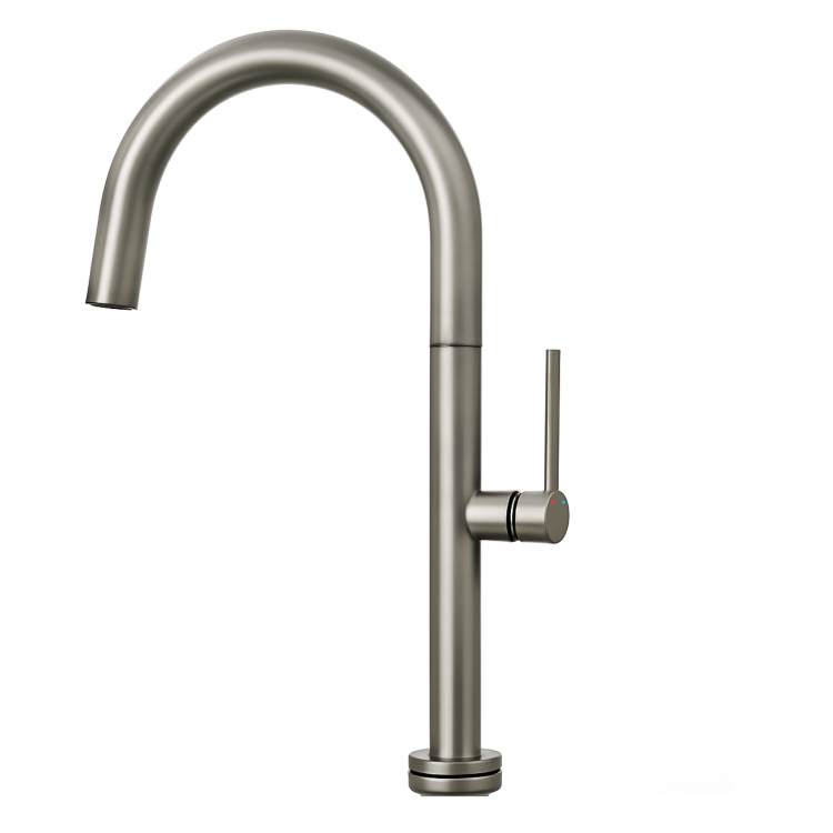 Gunmetal Single Lever Monobloc Kitchen Mixer Tap - Essence