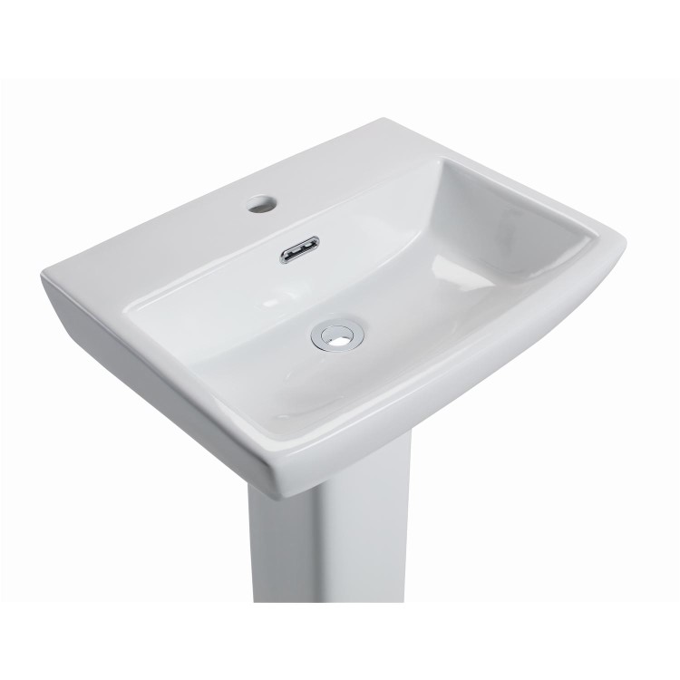 Square Full Pedestal and Basin - Delta