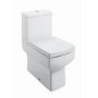 Square Close Coupled Toilet with Soft Close Seat - Delta