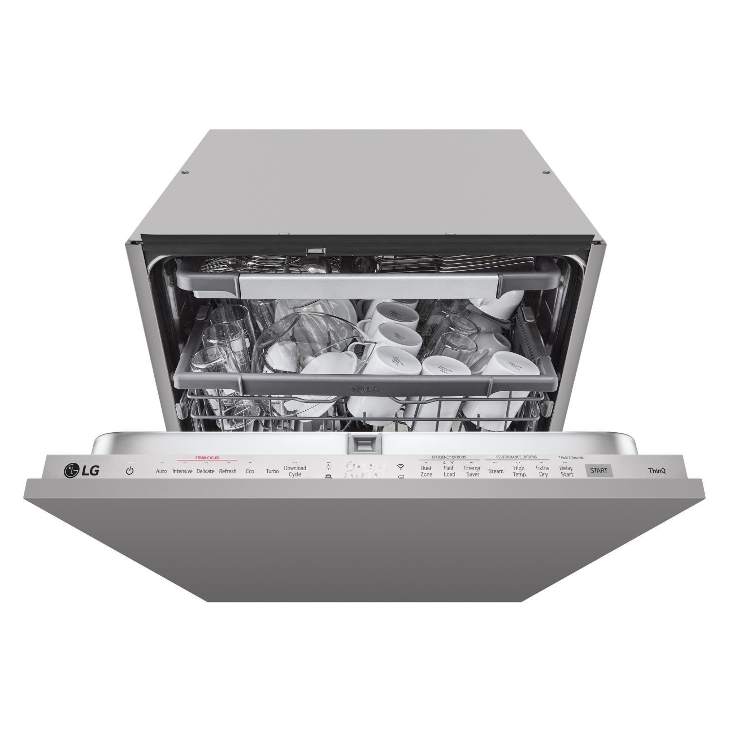 LG TrueSteam Full Size Integrated Dishwasher - B-Rated, Smart Wi-Fi, QuadWash LG TrueSteam Full Size Integrated Dishwasher - B-Rated, Smart Wi-Fi, QuadWash