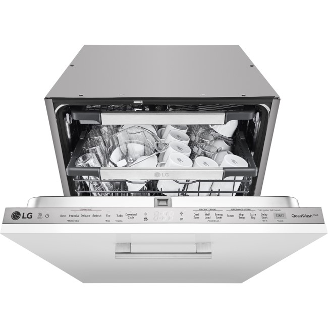 LG TrueSteam 14 Place Settings Fully Integrated Dishwasher