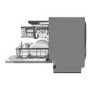 LG TrueSteam Integrated Dishwasher - Smart Wi-Fi, A-Rated, Grey control panel