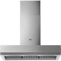 AEG DBB2160M 100cm Stainless Steel Box Wall Chimney Hood - Electronic Push Buttons - Halogen Lamps -