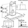 AEG DBB5660HM 60cm Stainless Steel Box Chimney Cooker Hood