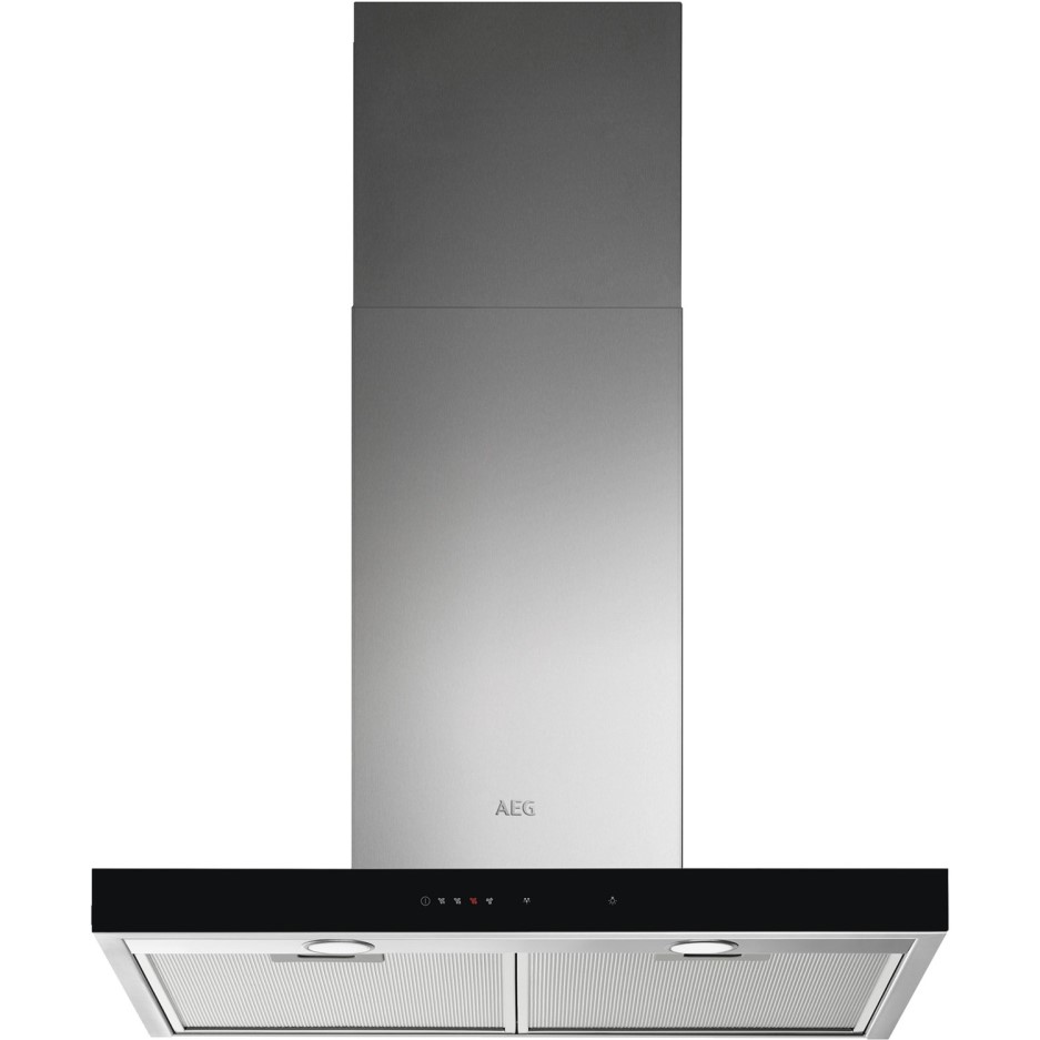 AEG 70cm Slimline Chimney Cooker Hood with Hob2Hood Stainless Steel