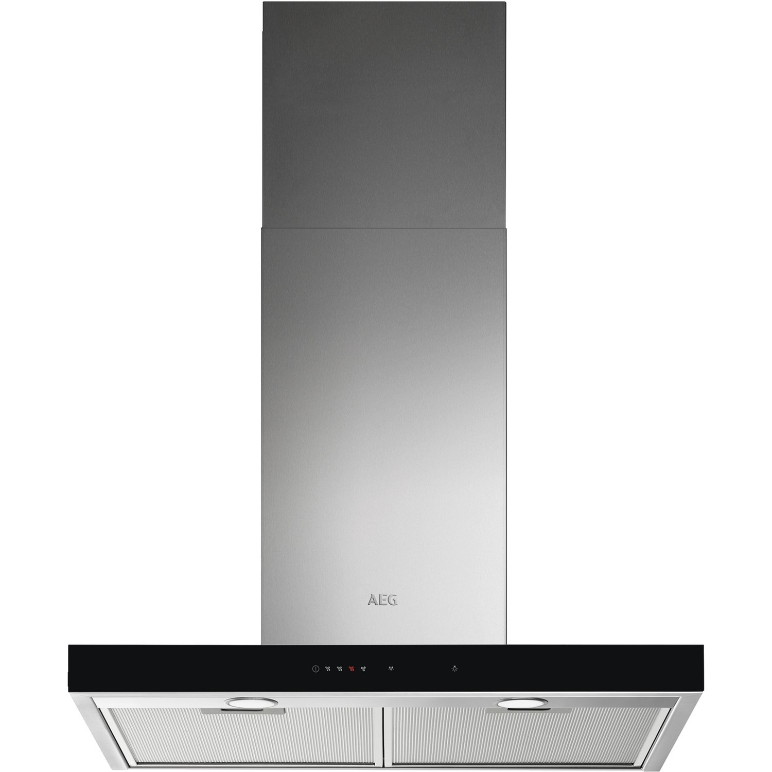 AEG 70cm Slimline Chimney Cooker Hood with Hob2Hood - Stainless Steel