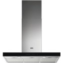 78816762/1/A2/DBE5961HG Refurbished AEG DBE5961HG 90cm Slimline Chimney Cooker Hood with Hob2Hood Stainless Steel