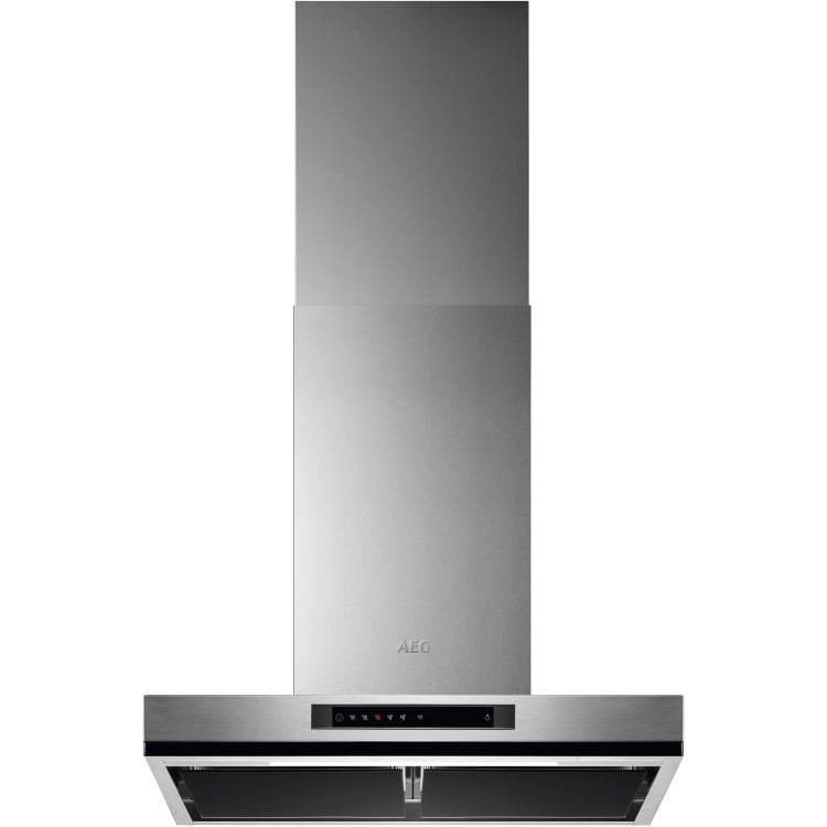AEG DBK6680HG 60cm Flat Cooker Hood With Hob2Hood - Stainless Steel
