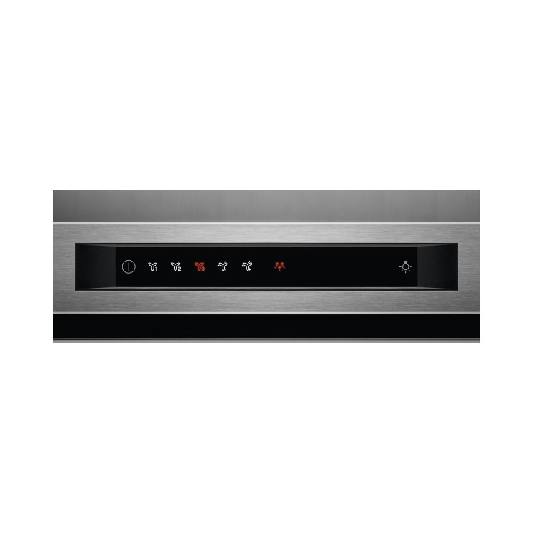 AEG 90cm Flat Chimney Cooker Hood with Hob2Hood - Stainless Steel