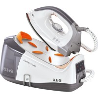 AEG DBS3350 QuickSteam Steam Generator Iron - White Grey And Orange