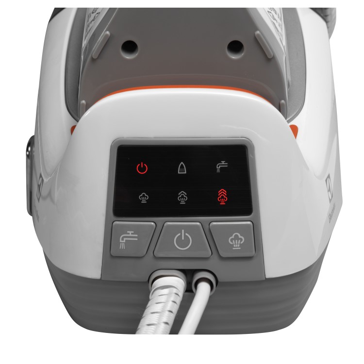 AEG DBS3350 QuickSteam Steam Generator Iron - White Grey And Orange