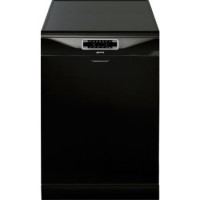 Smeg DC122B-1 Full Size 12 Place Freestanding Dishwasher - Black