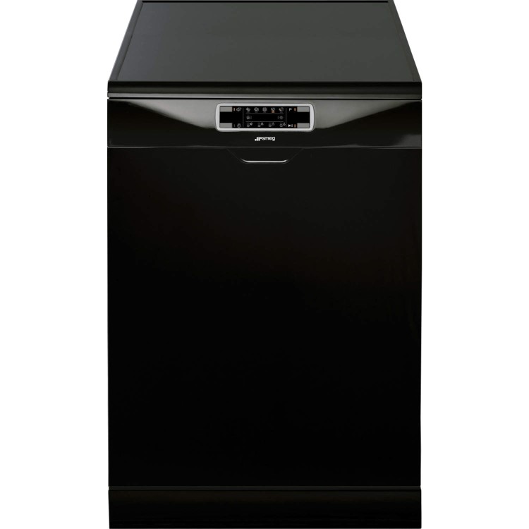 Smeg DC122B-1 Full Size 12 Place Freestanding Dishwasher - Black