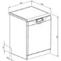 Smeg DC122B-1 Full Size 12 Place Freestanding Dishwasher - Black