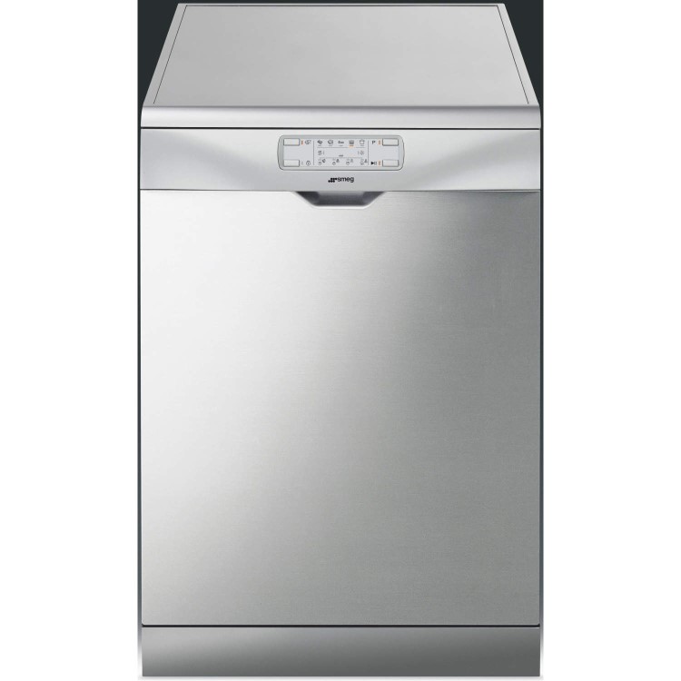 GRADE A3 - Smeg DC122SS-1 Full Size 12 Place Freestanding Dishwasher - Stainless Steel