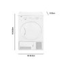 Beko DC7112W 7kg Freestanding Condenser Tumble Dryer - White