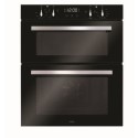 A2/DC741BL Refurbished CDA DC741BL 60cm Electric Built Under Double Oven Black