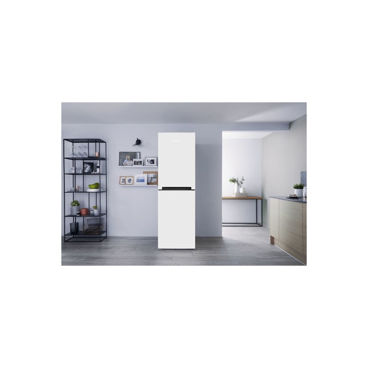 HOTPOINT DC85N1W 295 Litre Freestanding Fridge Freezer 50/50 Split Frost Free 59.6cm Wide - White