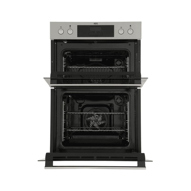 Refurbished AEG 6000 SurroundCook DCB331010M 60cm Double Built In Electric Oven